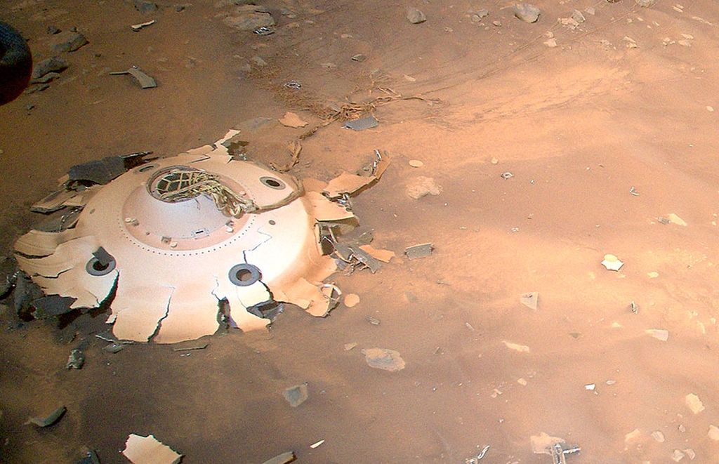 Nasan Mars-helikopteri lähetti Maahan kuvia ”lentävästä lautasesta”