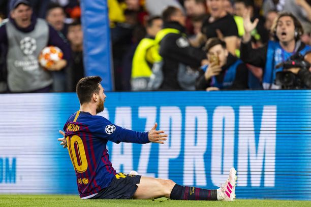 Lionel Messi tuuletti häikäisevää vaparimaalian istualtaan. 