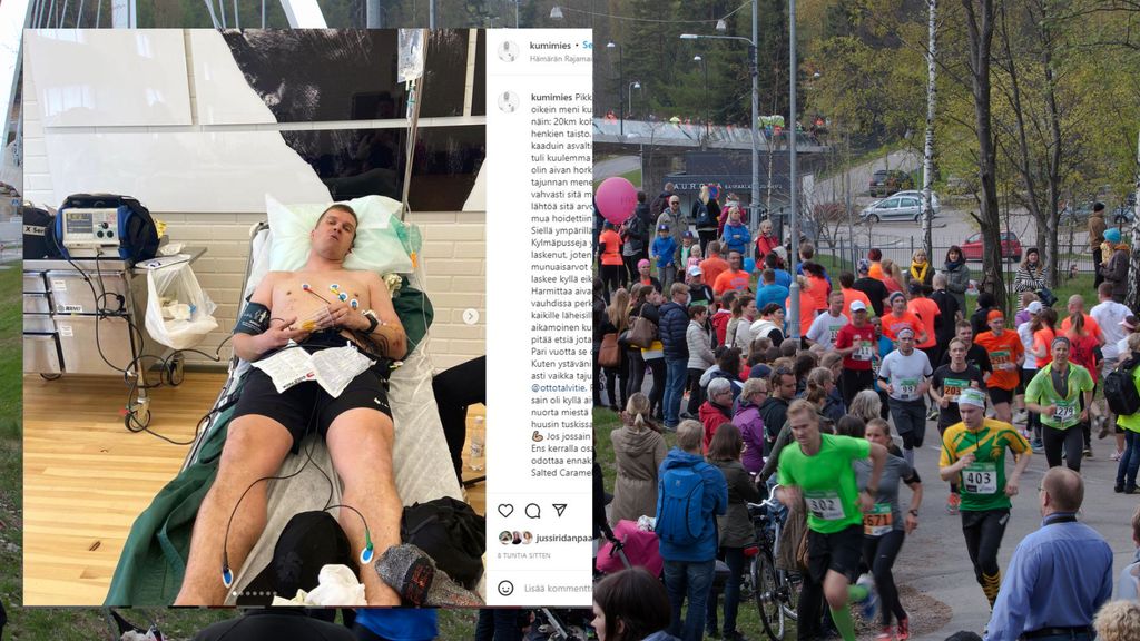 Radiojuontaja Jere Jääskeläisen pysäyttävä hetki maratonissa – Maaliviivan sijaan sairaalaan 