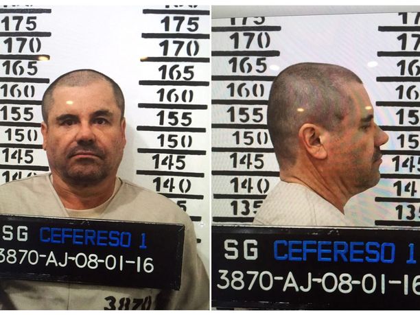 Huumeparoni El Chapo ei ole tyytyväinen oloihinsa newyorkilaisvankilan eristyssellissä.