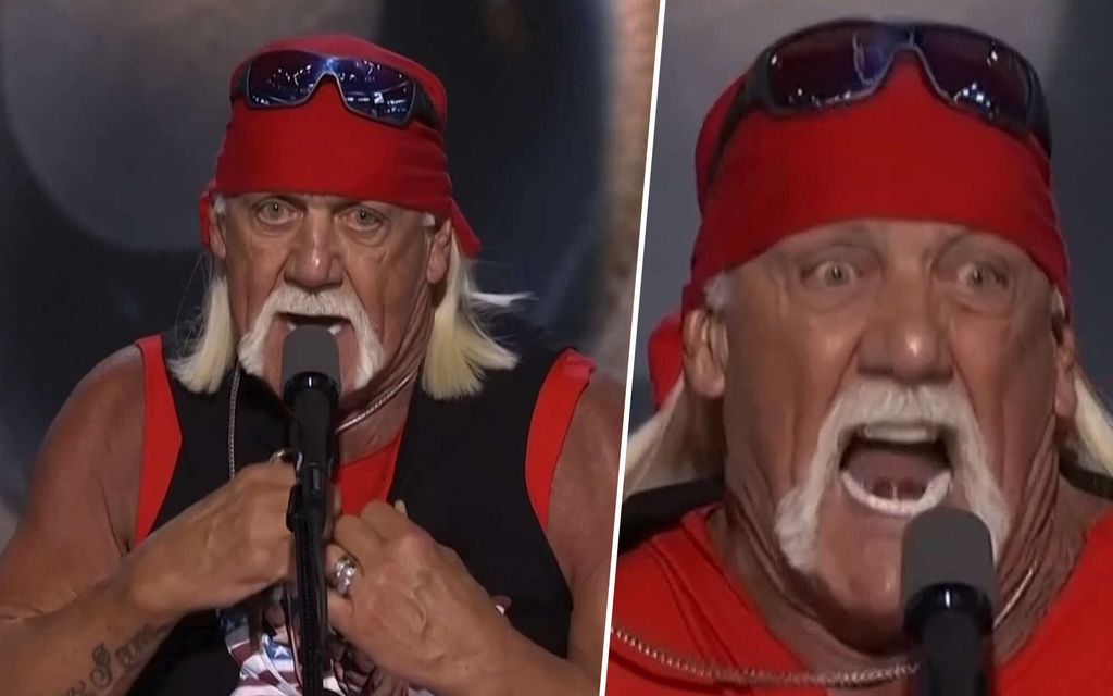 Hulk Hogan repi paitansa: Republikaanien puoluekokous villitsi showpainijan