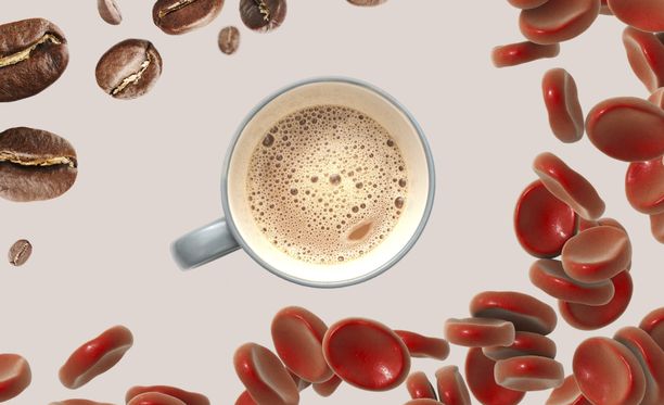 Kahvi haittaa raudan imeytymistä. Rautaa tarvitaan esimerkiksi punasolujen muodostamiseen.