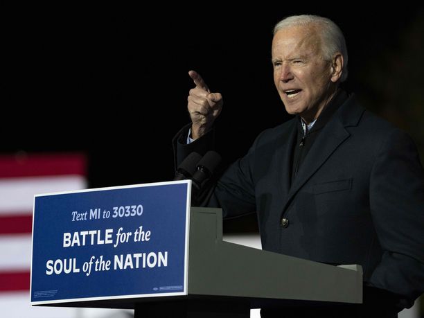 Ex-varapresidentti Joe Biden on painottanut vaalikampanjassaan taistelevansa Yhdysvaltain kansakunnan sielun puolesta.