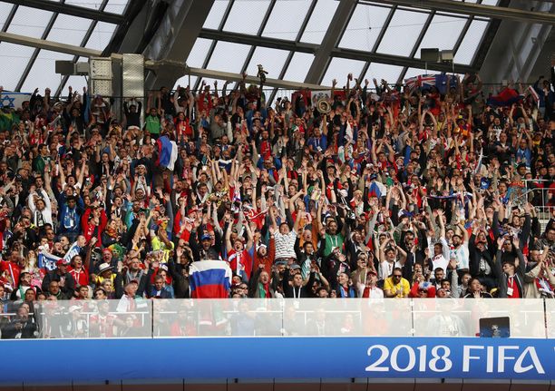 Tänä vuonna jalkapallon MM-kisat pidetään 11 Venäjän kaupungissa 14.6.-15.7.2018