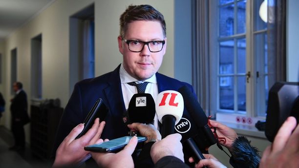 SDP:n eduskuntaryhmän puheenjohtaja Antti Lindtman.