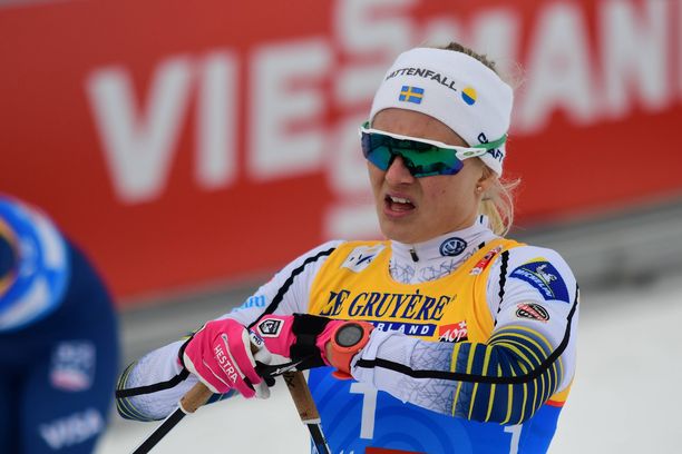Ruotsin Maja Dahlqvist on virhealtis hiihtäjä. 