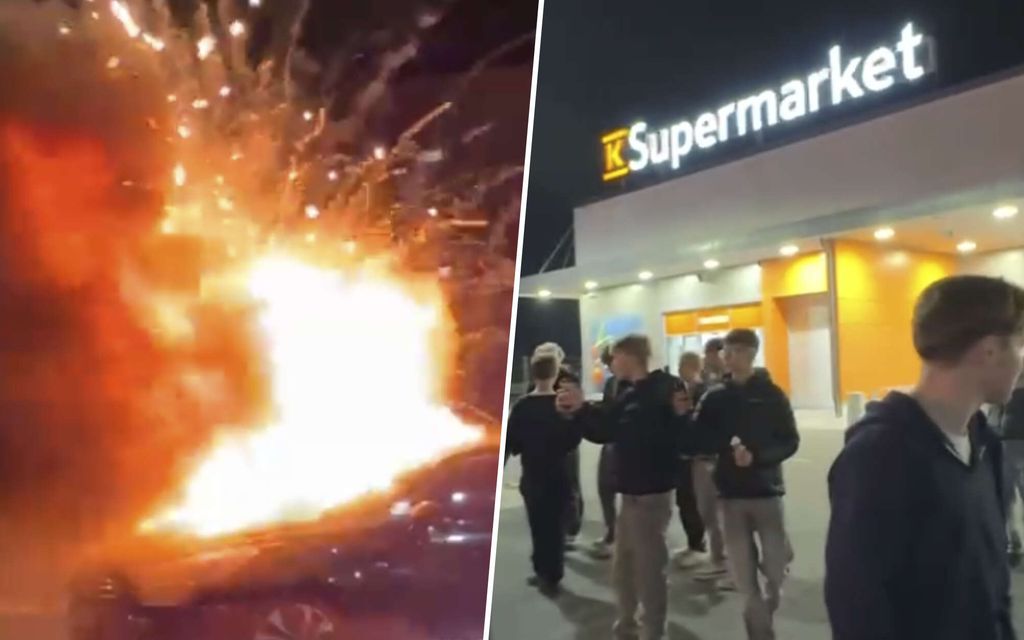 K-supermarketin edustalla hurja näky