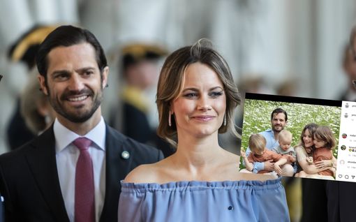 Carl Philip ja Sofia julkaisivat tuoreen perhekuvan – tältä pikkuprinssit näyttävät nyt