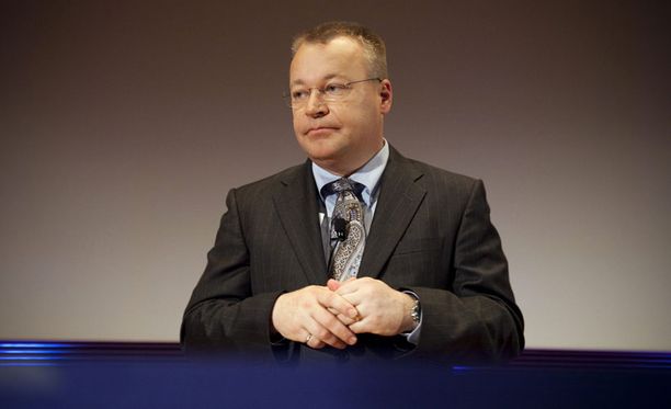 Nokian toimitusjohtaja Stephen Elop lehdistötilaisuudessa Espoossa.