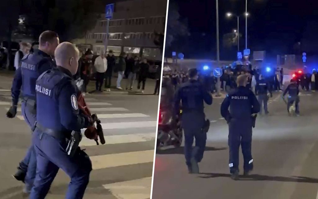 Video: Iso poliisi­operaatio Vantaalla – Paikalla satoja nuoria