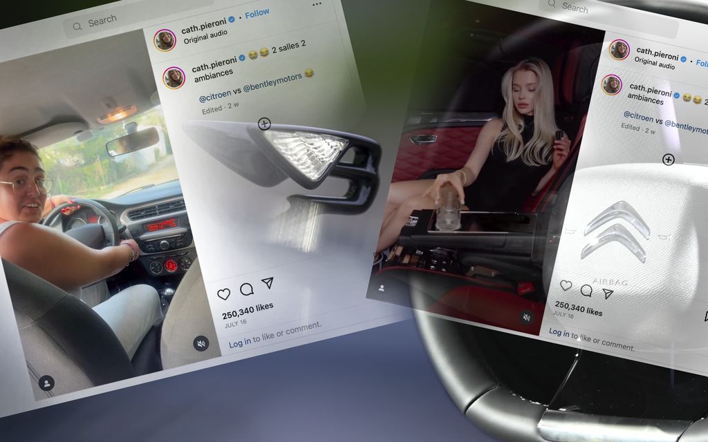 Bentley vs Citroën: Huvittava video leviää Instagramissa