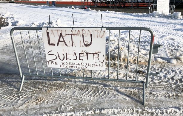 Tampereen keinolumilatu suljettiin maanantaina.