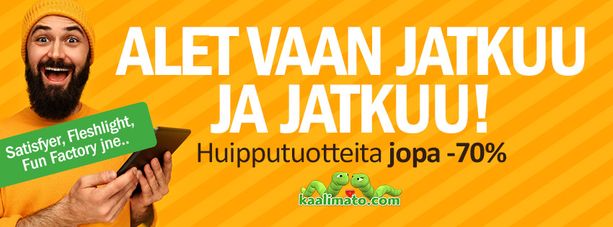 Kaupallinen yhteistyö Kaalimato: Vielä ehdit! Kaalimadon Black Friday -ale  vain jatkuu ja jatkuu