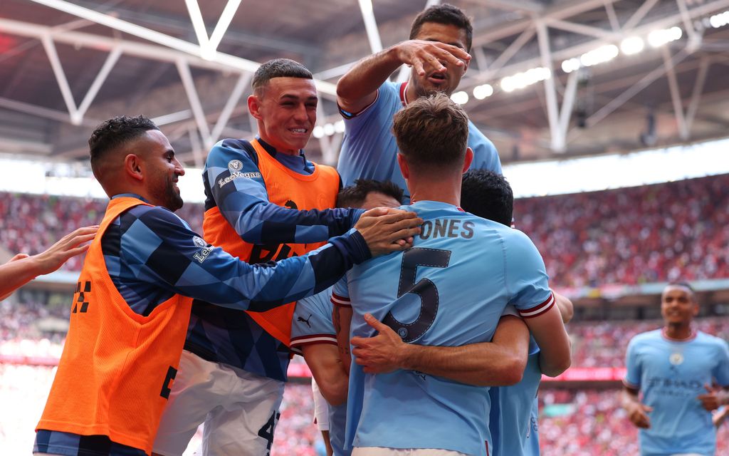 Manchester City voitti Englannin cupin: Triplaunelma elää