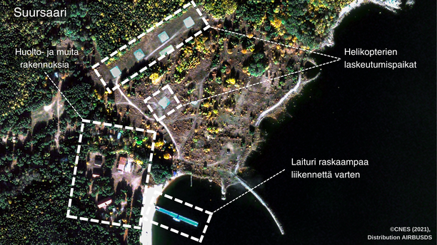 Satelliittikuvat paljastavat Venäjän toimet Suomenlahden suljetuilla  saarilla