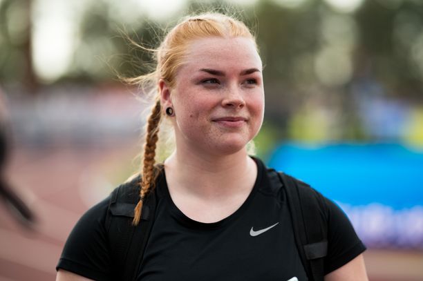 Krista Tervo paransi nimissään ollutta Suomen ennätystä. Kuva vuodelta 2019.