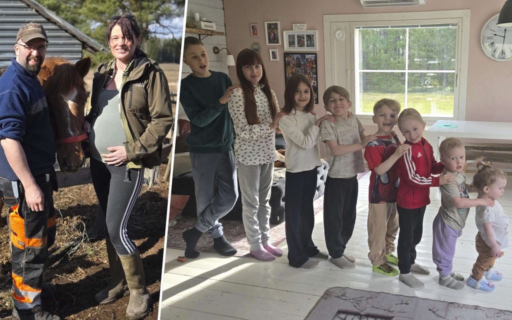 Lotta, 35, on kahdeksan lapsen äiti – Tällaista on, kun oksennustauti jyllää