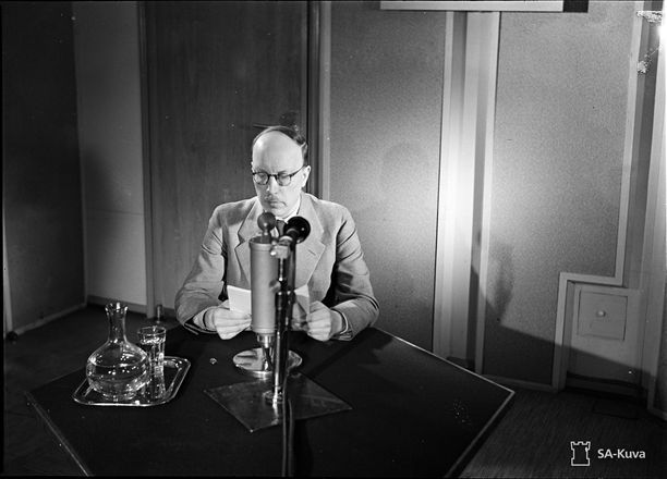 Presidentti Risto Ryti piti radiopuheen jatkosodan alettua 26. kesäkuuta 1941.