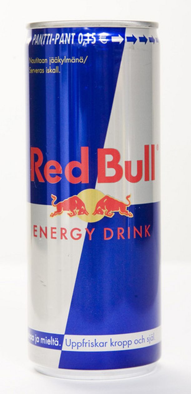 Red Bull -energiajuomaa myydään myös Suomessa.