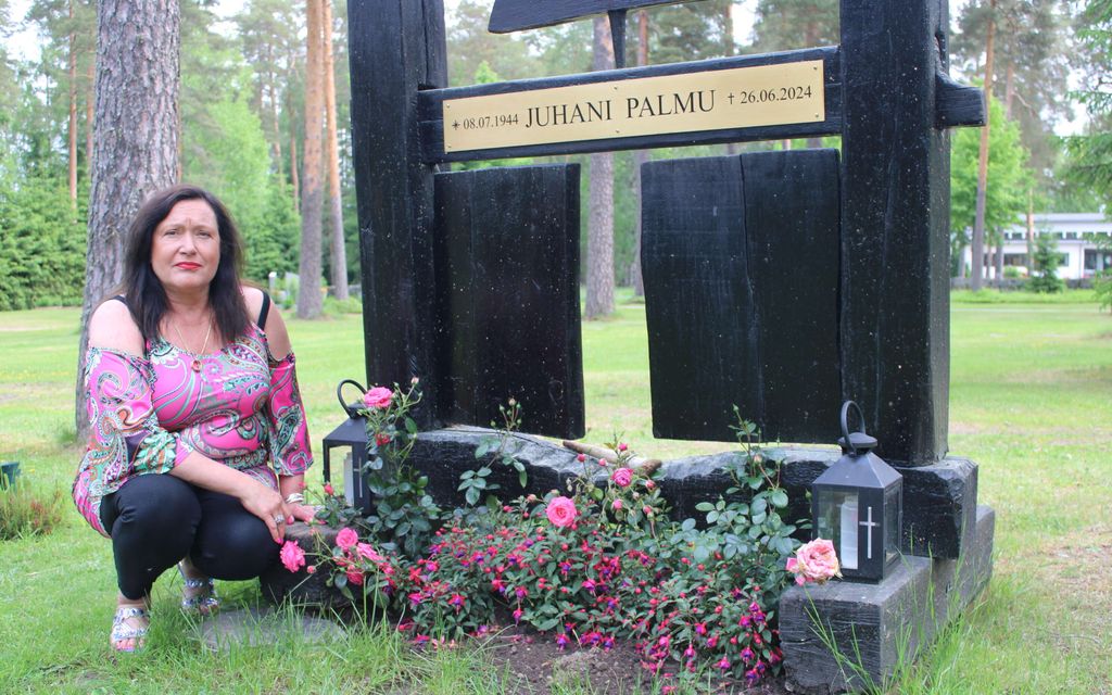 Juhani Palmun hauta­muistomerkki poistettiin – Leila-puoliso tyrmistyi