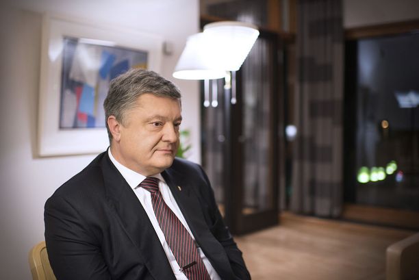 Ukrainan presidentti Petro Poroshenko kiittää vuolaasti suomalaisten osoittamasta tuesta Ukrainalle.