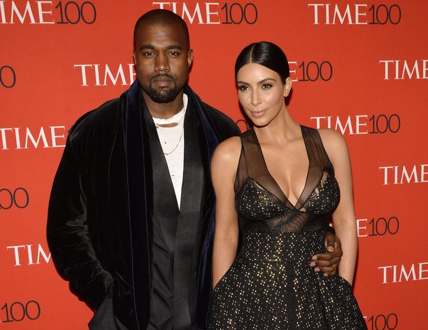 Kanye West ja Kim Kardashian avioituivat toukokuussa 2014. Kuva: AOP
