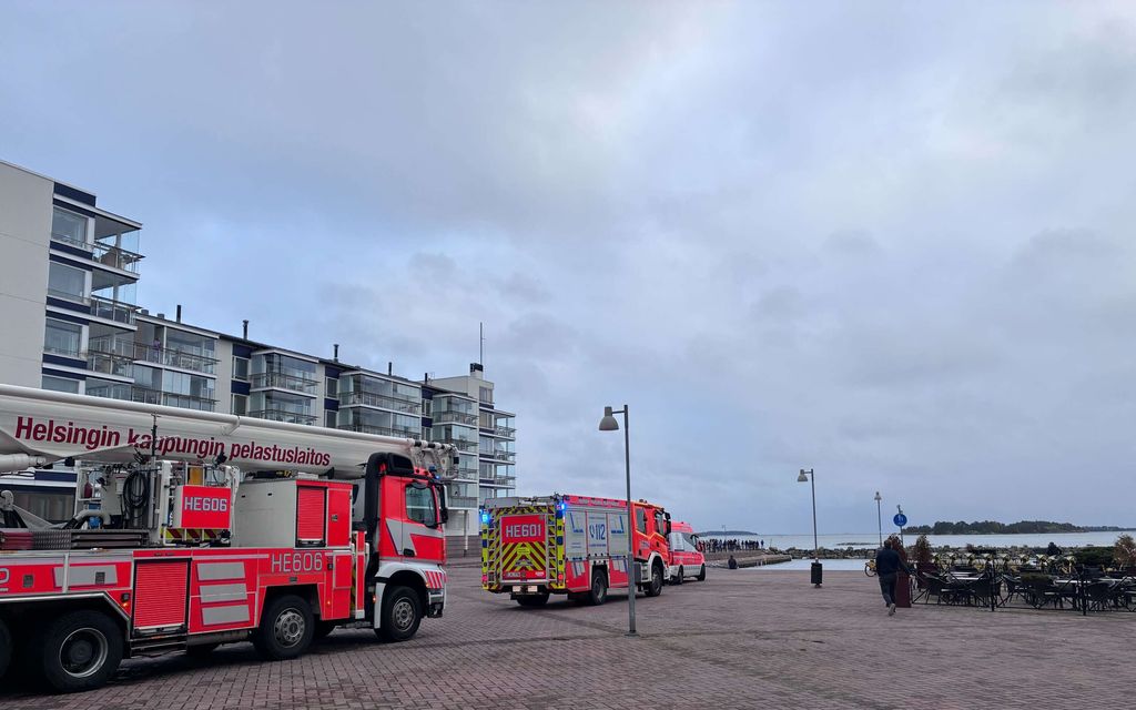 Iso pelastus­operaatio Helsingissä ohi