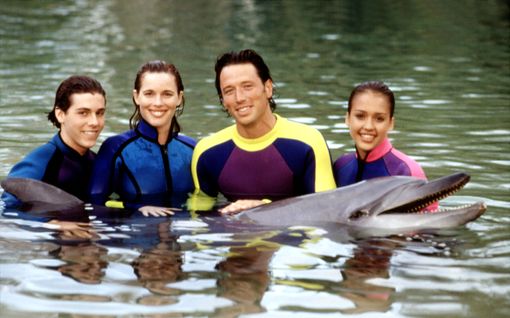 Muistatko vielä Flipper-delfiinin? Maailman seksik­käimmäksi valittu Jessica Alba näytteli ”merenneitoa” – tältä sarjan tähdet näyttävät nyt