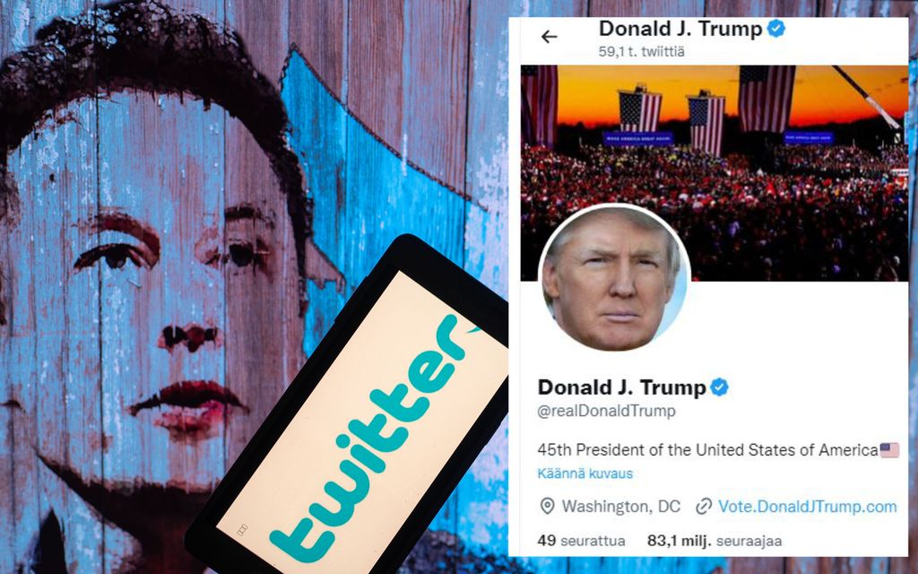 Elon Musk palautti Trumpin Twitter-tilin 