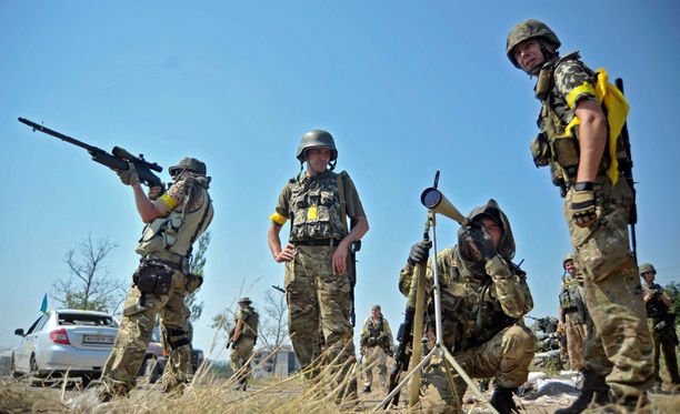 Donbasin pataljoona valvoi Donetskin aluetta aiemmin elokuussa.