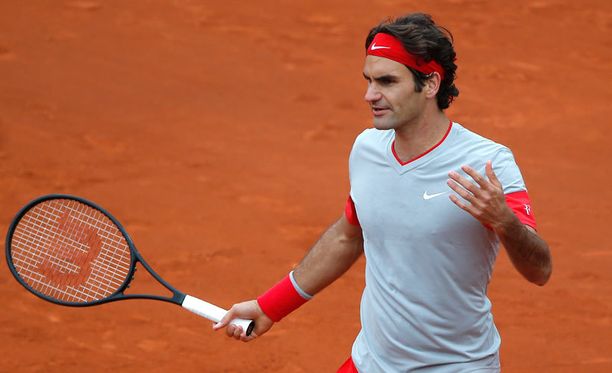 Roger Federer koki shokkitappion.