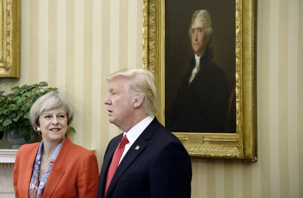Britannian pääministeri Theresa May ja Yhdysvaltain presidentti Dnald Trump tapasivat perjantaina Washingtonissa.