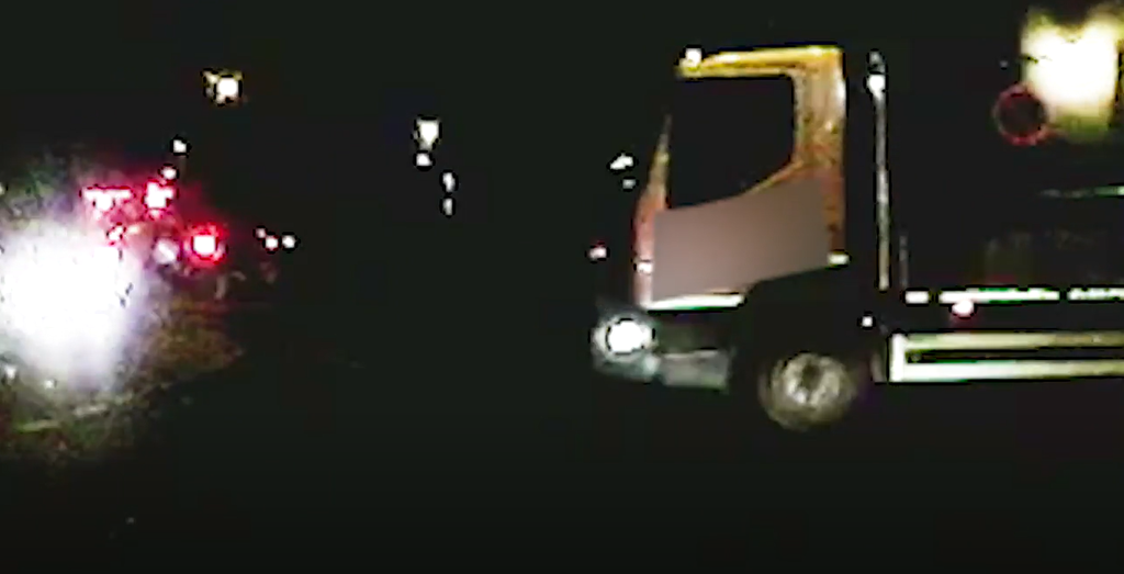 Video: Taksikuski Pipsa taltioi kuorma-autoilijan röyhkeän kiilauksen -  ”tapahtuu ikävä kyllä nykyään päivittäin