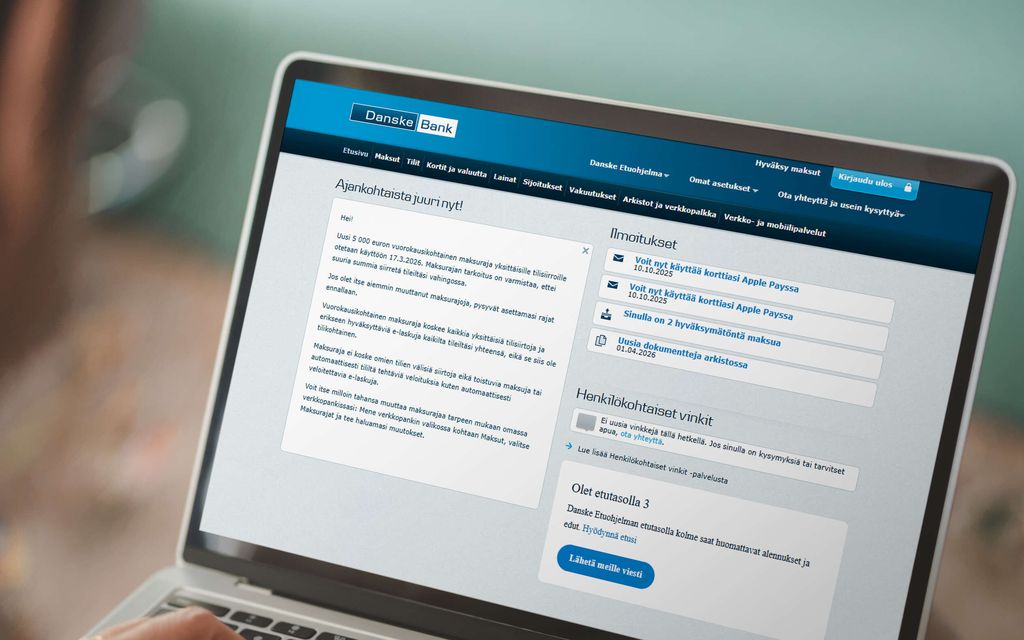 Jos et itse tajua vaaraa, tämä voi olla pankin viimeinen oljenkorsi