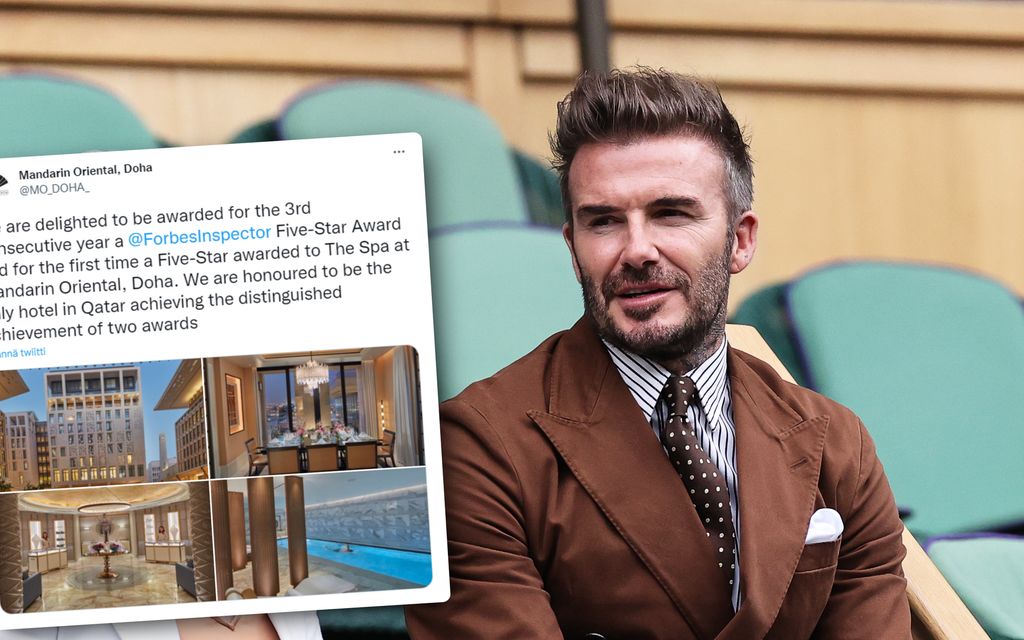 Brittimedia: David Beckham joutui lähtemään Qatarin ökyhotellista