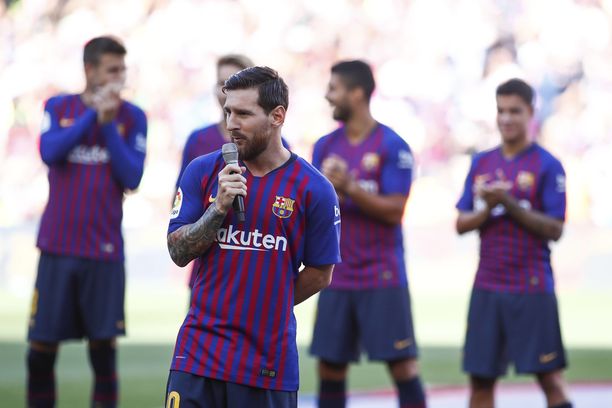 Leo Messi lupasi ennen kautta, että Barcelona taistelee Mestarien liigan voitosta. 