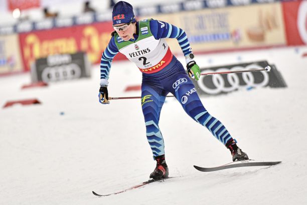 Krista Pärmäkoski on Tour de Skillä kolmantena.