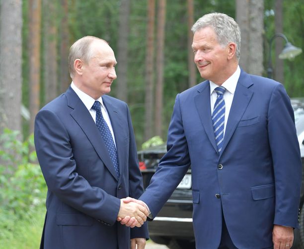 Vladimir Putin ja Sauli Niinistö Punkaharjulla vuonna 2017.