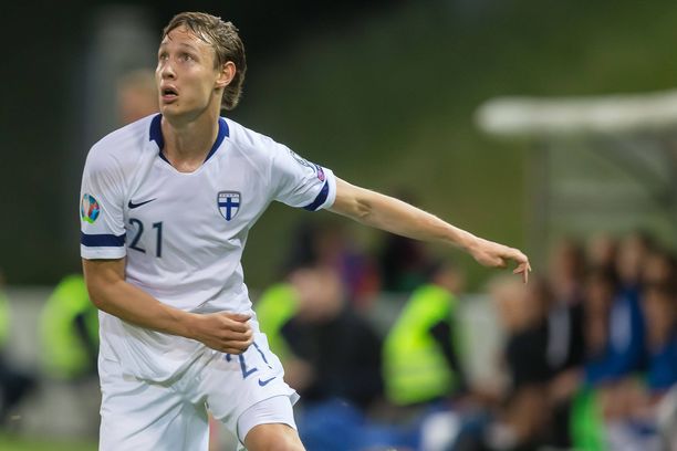 Lassi Lappalainen syötti Suomen toisen maalin Liechtensteinia vastaan EM-karsinnassa. 