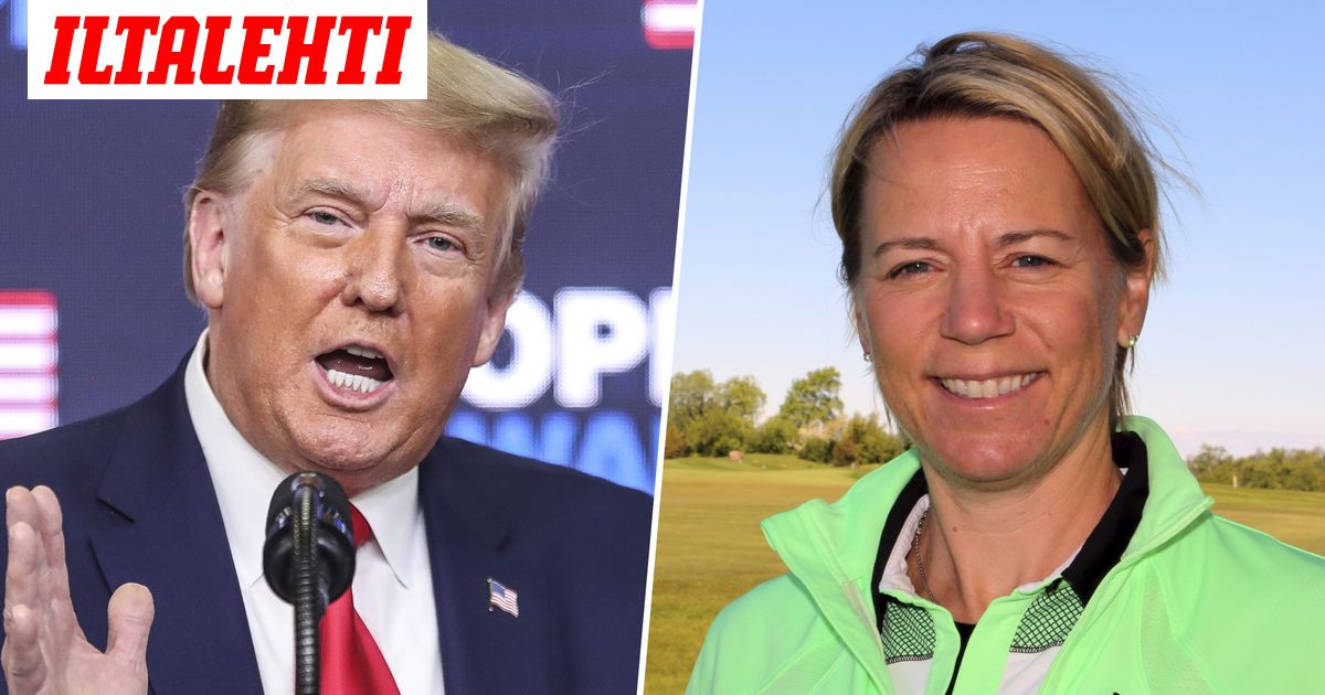 Annika Sörenstam tapasi Donald Trumpin