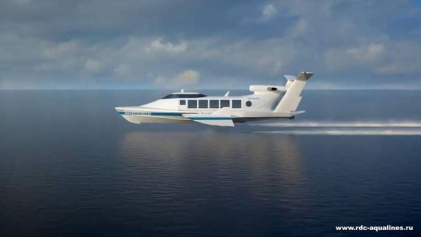 Sea Wolf Express tuo Suomenlahdelle uuden tavan liikkua. Kuvakaappaus RDC Aqualinesin esittelyvideolta.
