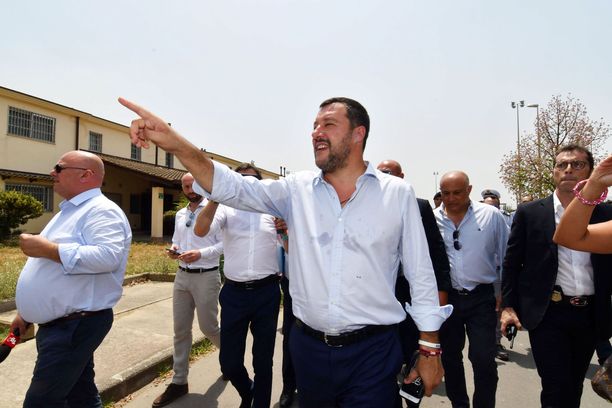 Matteo Salvini on tällä hetkellä Italian näkyvin poliitikko.
