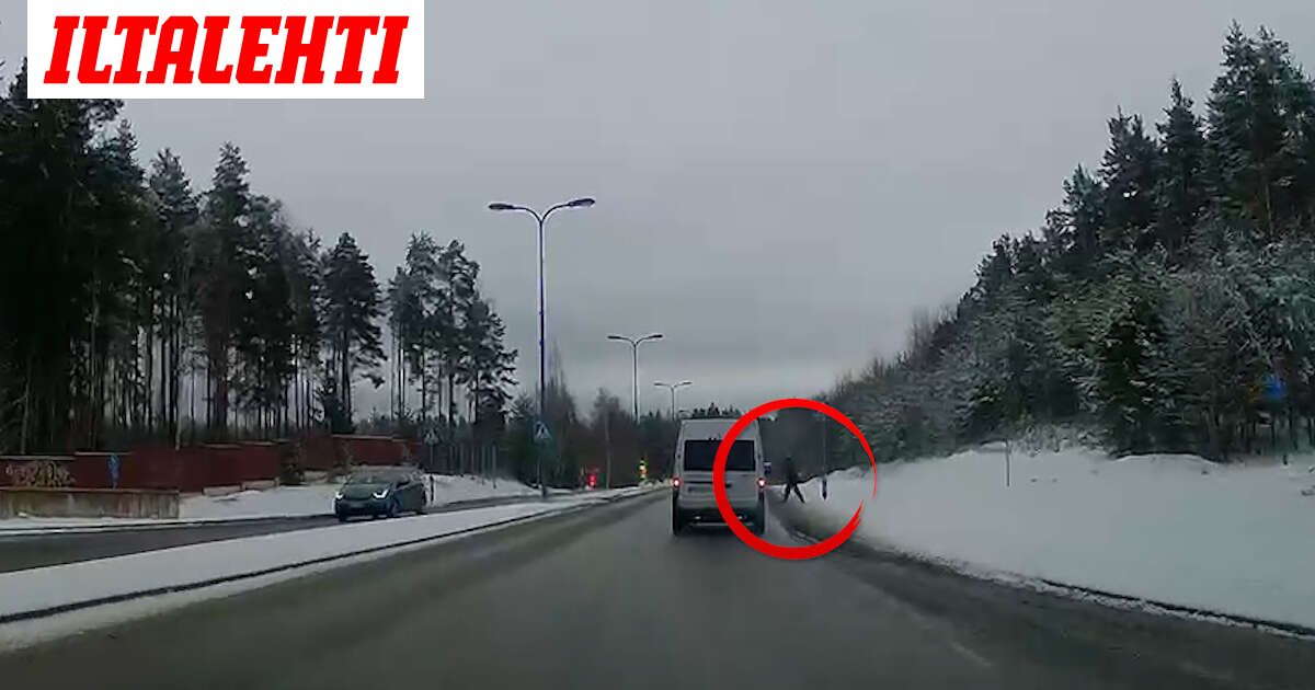 Pelottava tilanne Nokialla - BMW-kuski vähät välitti säännöistä