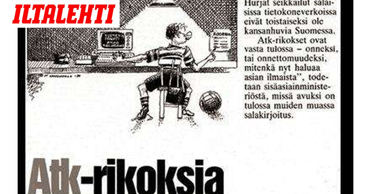Atk-rikoksia on Suomessa vielä vähän