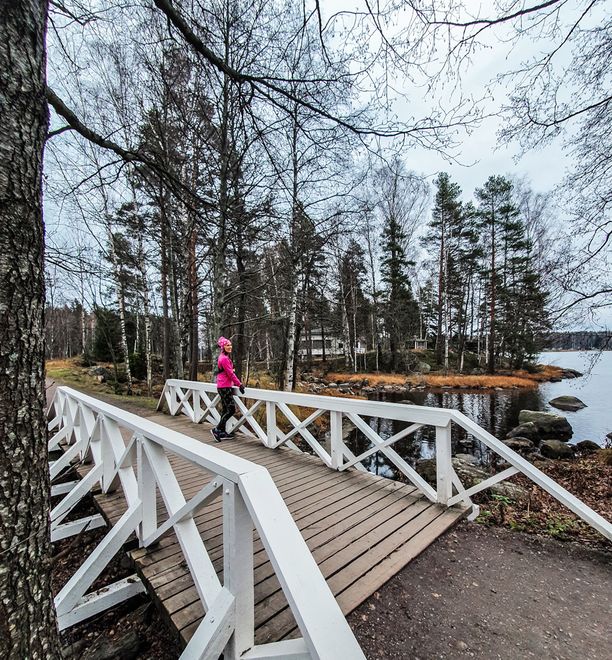 Valkeakoski oli Katjalla iloinen yllätys: kompaktin kokoinen ja kaunis kaupunki.