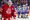 KHL:n playoffit ovat tauolla. Kuvassa Pietarin SKA juhlii Vitjazin nuijimista.