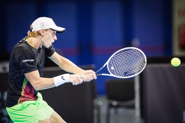 Emil Ruusuvuori voitti avauskierroksella Indian Wellsissa. Kuva Sofian turnauksesta.