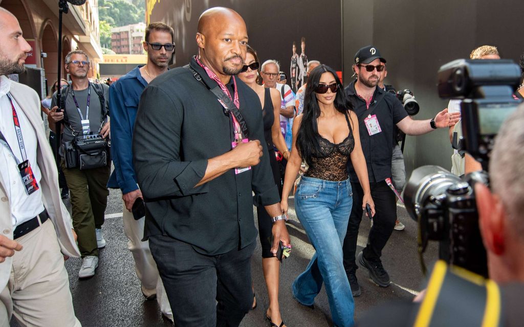 Kim Kardashian aiheutti hässäkän F1-varikolla
