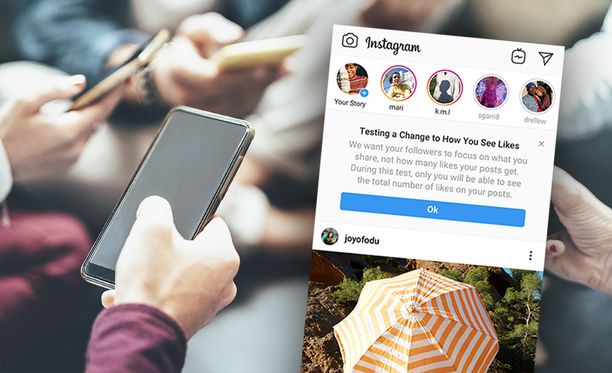 Instagram haluaa käyttäjien kiinnittävän huomiota enemmän itse sisältöön.