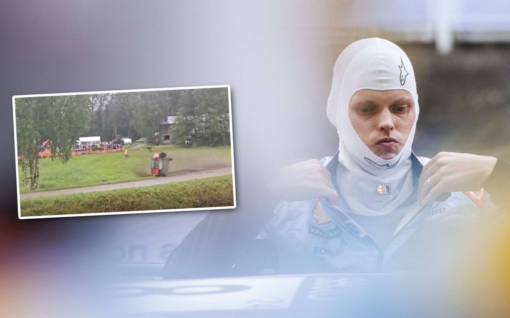 Ott Tänak rajusti päin puuta – Video näyttää ulosajon 